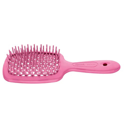 Janeke Small Superbrush mała szczotka do rozczesywania włosów Fluo Różowa