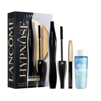 Lancome Hypnose The Original tusz do rzęs 6,2ml + kredka do oczu 01 Noir 0,7g + dwufazowy płyn do demakijażu 30ml