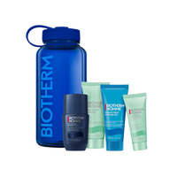 Biotherm The Drop Collection Power Drop zestaw dezodorant roll-on 75ml + żel oczyszczający do twarzy 40ml + żel pod prysznic 40ml + żel do twarzy 20ml
