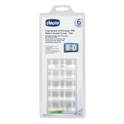 Chicco Safe zatyczki do gniazdka elektrycznego (10A) 6m+ 10szt