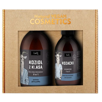 LaQ Kozioł z Klasą zestaw żel pod prysznic 500ml + przeciwłupieżowy szampon 300ml
