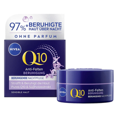 Nivea Q10 Ukojenie przeciwzmarszczkowy łagodzący krem na noc 50ml