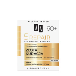 AA Technologia Wieku 5Repair 60+ Złota Kuracja dzienny krem przeciwzmarszczkowy 50ml