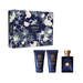 Versace Pour Homme Dylan Blue zestaw woda toaletowa spray 50ml + żel pod prysznic 50ml + balsam po goleniu 50ml