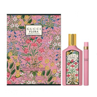 Gucci Flora Gorgeous Gardenia zestaw woda perfumowana spray 100ml + woda perfumowana 10ml