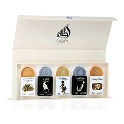 Lattafa Pride Bike1910 EDP 20ml + Shaheen Silver EDP 20ml + African Drummer EDP 20ml + Shuyukh Silver EDP 20ml + Vintage Radio EDP 20ml