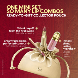 KIKO Milano Twist 'N Twinkle Holiday Mini Kiss Squad Lips Gift Set zestaw podarunkowy do makijażu ust 01