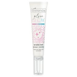 Bielenda Glaze &amp; Glow Lip Butter Balm regenerująco-rozświetlający balsam do ust Rose Pearl 10g