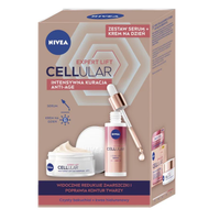 Nivea Cellular Expert Lift zestaw krem anti-age na dzień 50ml + 3-strefowe serum 30ml
