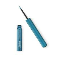 KIKO Milano Super Colour Waterproof Eyeliner ultragładki wodoodporny kolorowy eyeliner w płynie 04 Green Teal 1.7ml