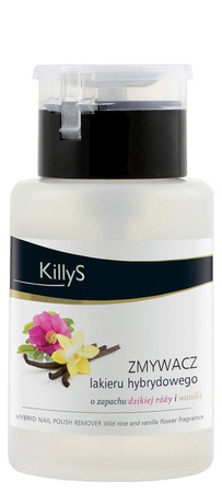 KillyS Zmywacz do lakieru hybrydowego Dzika Róża & Wanilia 150ml