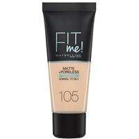 Maybelline Fit Me Matte & Poreless Foundation matujący podkład do twarzy 105 Natural Ivory 30ml