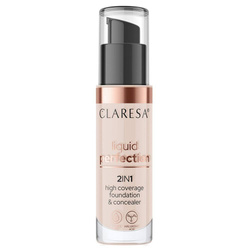 Claresa Liquid Perfection 2w1 korektor i podkład kryjący 103 Cool Medium 34g