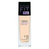 Maybelline Fit Me Luminous + Smooth Foundation rozświetlający podkład do twarzy 115 Ivory 30ml
