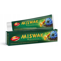 Dabur Miswak Herbal Toothpaste ziołowa pasta do zębów z czystym miswak i olejem z czarnuszki 100ml