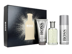 Hugo Boss Bottled zestaw woda toaletowa spray 100ml + żel pod prysznic 100ml + dezodorant spray 150ml