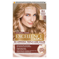 L'Oreal Paris Universal Nudes Excellence Creme pielęgnacyjny krem koloryzujący 8U Uniwersalny Jasny Blond