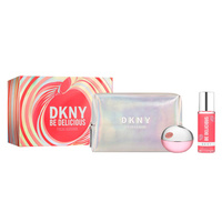 Donna Karan DKNY Be Delicious Fresh Blossom woda perfumowana 100ml + mgiełka do ciała 125ml  + kosmetyczka