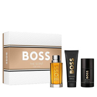 Hugo Boss Boss The Scent For Him zestaw woda toaletowa spray 100ml + dezodorant sztyft 75ml + żel pod prysznic 100ml
