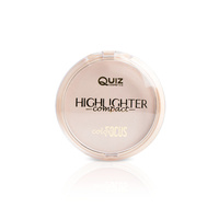 Quiz Cosmetics Color Focus Highlighter Powder puder rozświetlający wzbogacony witaminą E N°01 Pink 10g