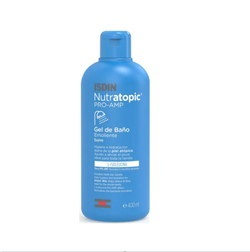 Isdin Nutratopic Pro-AMP Emollient Bath Gel Atopic Skin zmiękczający żel pod prysznic do skóry atopowej 400ml