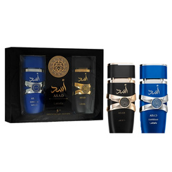 Lattafa 5th Anniversary Edition zestaw Asad  100ml + Asad Zanzibar 100ml