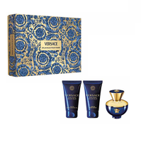 Versace Pour Femme Dylan Blue zestaw woda perfumowana spray 50ml + balsam do ciała 50ml + żel pod prysznic 50ml