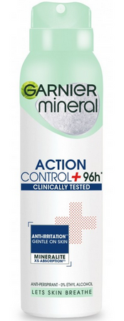Garnier Mineral Action Control+ Clinically Tested antyperspirant spray 150ml