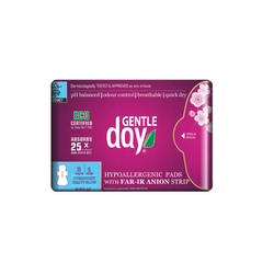 Gentle Day Pads With Far-IR Anion Strip podpaski higieniczne na noc z paskiem anionowym eco 8szt