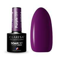 Claresa Soak Off UV/LED Purple lakier hybrydowy 619 5g