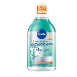 Nivea Derma Skin Clear płyn micelarny do demakijażu z 5% serum 400ml