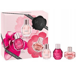 Viktor & Rolf Flowerbomb Trio Set zestaw Flowerbomb woda perfumowana spray 7ml + Flowerbomb Ruby Orchid woda perfumowana 7ml + Flowerbomb Nectar woda perfumowana 7ml