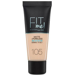 Maybelline Fit Me Matte & Poreless Foundation matujący podkład do twarzy 105 Natural Ivory 30ml