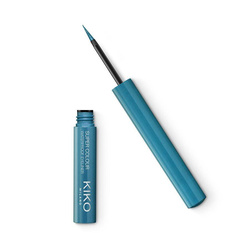 KIKO Milano Super Colour Waterproof Eyeliner ultragładki wodoodporny kolorowy eyeliner w płynie 04 Green Teal 1.7ml