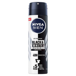 Nivea Men Black&White Invisible Original antyperspirant spray 150ml