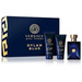 Versace Pour Homme Dylan Blue zestaw miniatura wody toaletowej 5ml + balsam po goleniu 25ml + żel pod prysznic 25ml