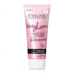 Eveline Cosmetics Insta Skin Care oczyszczający peeling-pasta do twarzy przeciw zaskórnikom 75ml