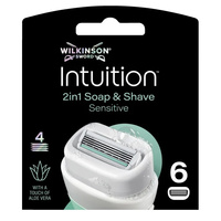 Wilkinson Intuition Sensitive wkłady z 4 ostrzami 6szt