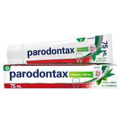 Parodontax Herbal Fresh pasta do zębów przeciw krwawieniu dziąseł Imbir & Mięta & Eukaliptus 75ml
