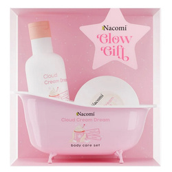 Nacomi Cloud Cream Dream zestaw żel pod prysznic 300ml + kremowe masło do ciała 100ml
