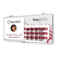 Clavier Foxy Femme by Marta „Zmalowana” Parciak kępki rzęs – efekt foxy eyes 10-14mm