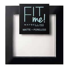 Maybelline Fit Me Matte Poreless Pressed Powder puder matujący do twarzy w kompakcie 090 Translucent 9g