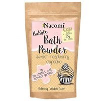 Nacomi Bubble Bath Powder puder do kąpieli Sweet Raspberry Cupcake 150g