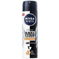Nivea Men Black&White Invisible Ultimate Impact antyperspirant spray 150ml