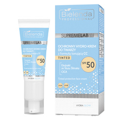 Bielenda Professional SupremeLab Hydra Glow ochronny hydro-krem do twarzy z formułą tonującą CC SPF50 40ml
