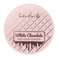 Lovely White Chocolate Loose Powder utrwalający puder ryżowy do twarzy dla każdego typu cery 8g