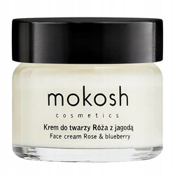 Mokosh Ujędrniający krem do twarzy anti-aging Róża z jagodą 15ml