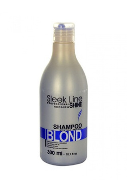 Stapiz Sleek Line Blond Shampoo szampon do włosów blond zapewniający platynowy odcień 300ml