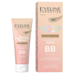 Eveline Cosmetics My Beauty Elixir pielęgnujący krem BB all in one 02 Peach Cover Dark 30ml