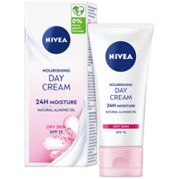 Nivea 24H Nawilżenia odżywczy krem na dzień cera sucha i wrażliwa SPF15 50ml